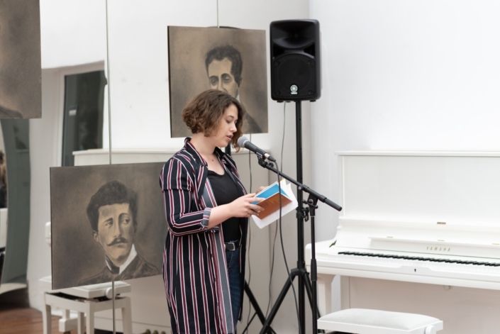 Marine Laffort, lauréate et jurée, dans un de ses textes