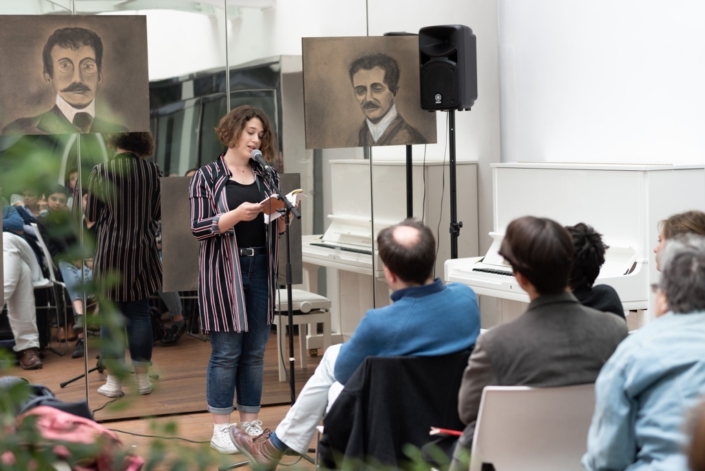 Marine Laffort, lauréate et jurée, dans un de ses textes