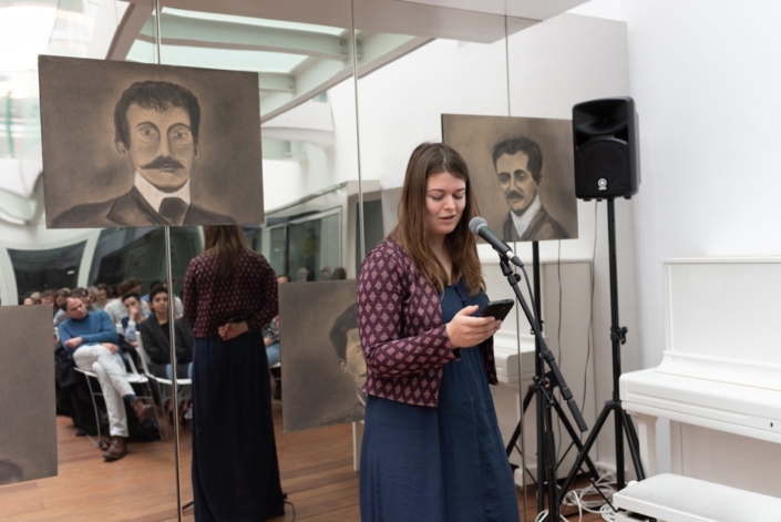 Louise Chollet, lauréate et jurée, dans un de ses textes