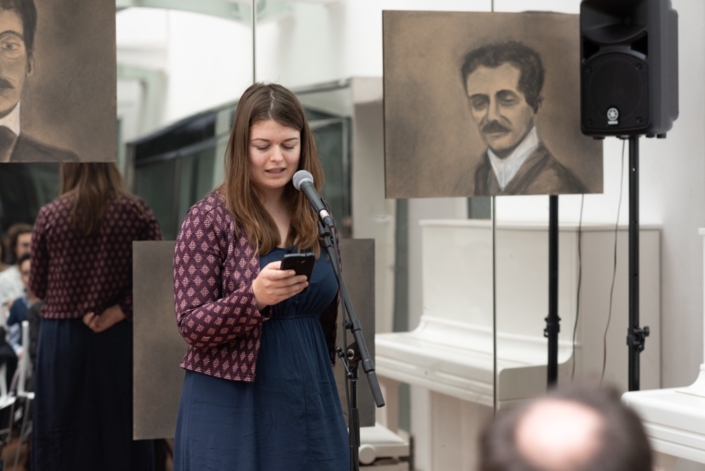 Louise Chollet, lauréate et jurée, dans un de ses textes