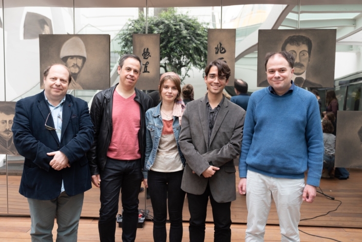 Eric Sivry, Jean-Luc Despax, Eva Pechova, Carlos Humberto Santos Chinchilla et Matthias Vincenot pour le Récital du Jury 2019
