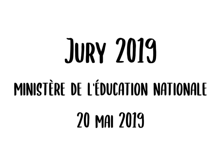 Jury 2019 - 20 mai 2019