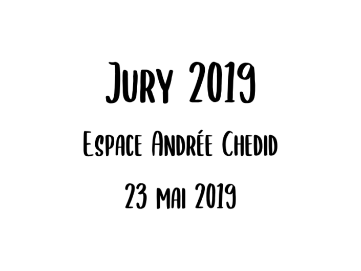 Jury 2019 - 23 mai 2019