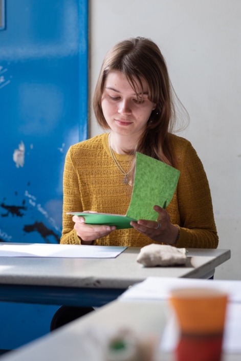 Eva Pechova, étudiante aux Beaux-Arts de Nîmes