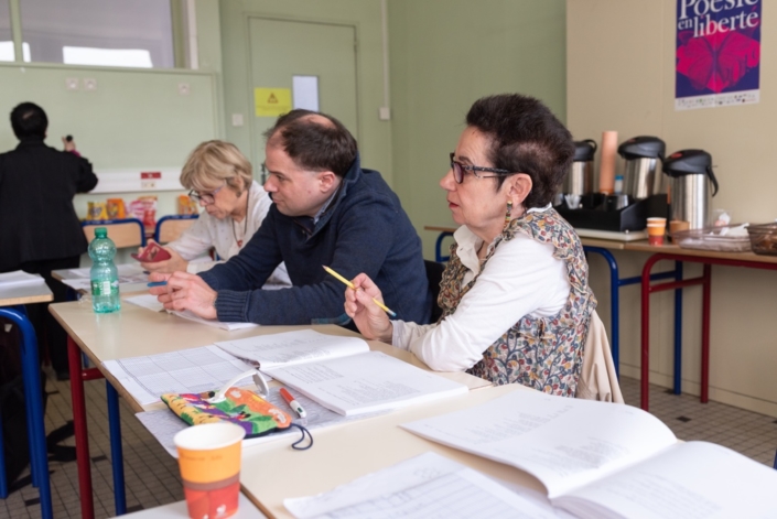 Elisabeth Jouhaud, Matthias Vincenot et Nicole Simonet