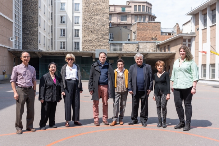 L'équipe : Gilles Tabard, Yen Kuan, Elisabeth Jouhaud, Matthias Vincenot, Nicole Simonet, Jean-Marc Muller, Rose Séguignes, Margarita Stroganova