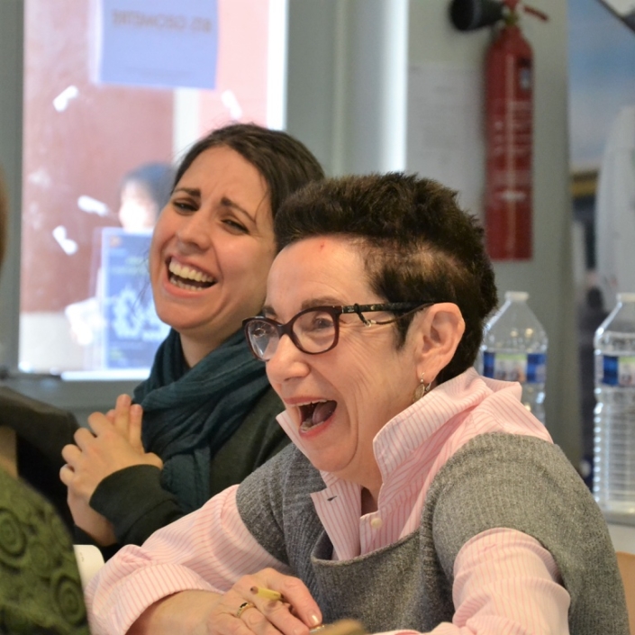 Adeline Baldacchino et Nicole Simonet