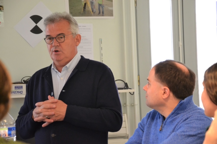 Daniel Gruat, Proviseur du Lycée Dorian et Vice-Président de Poésie en liberté