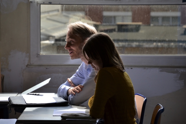 délibérations du jury espéranto : Jesper Jacobsen et Eva Pechova