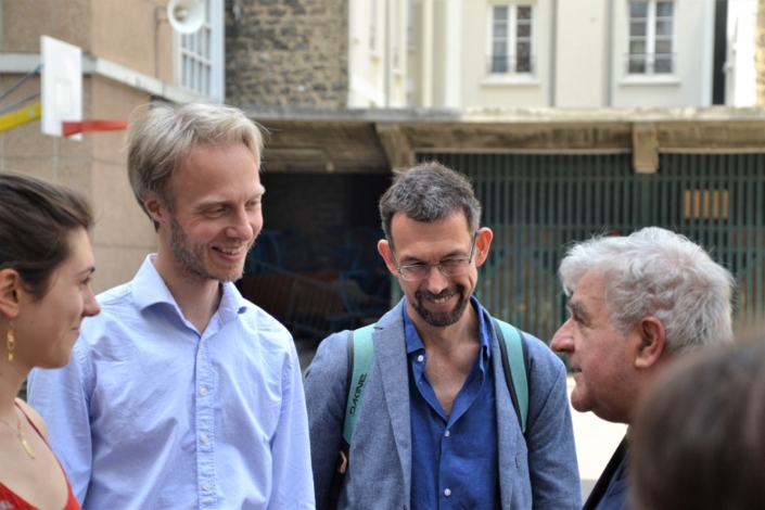 Jean-Marc Muller et des membres du Jury Espéranto