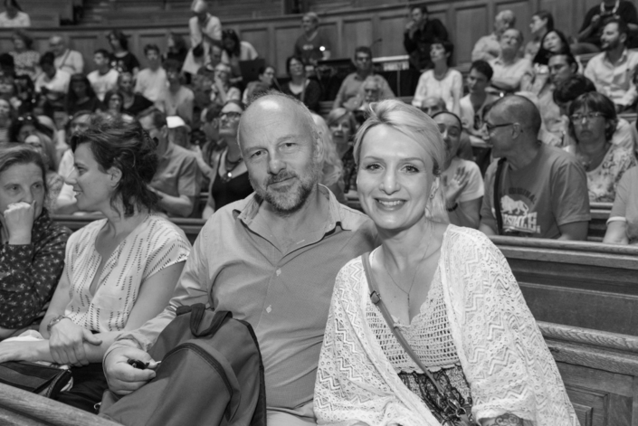 Des membres du Comité de lecture, Etienne Orsini (Président du Jury 2018) et Lison Mezzina