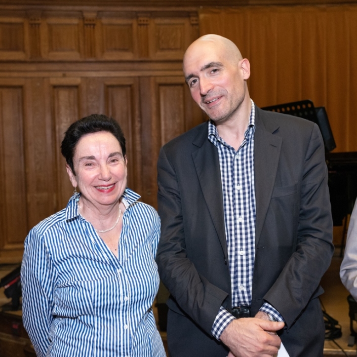 Nicole Simonet, Vice-Présidente d'honneur et Jean-Baptiste Dussert, Vice-Président