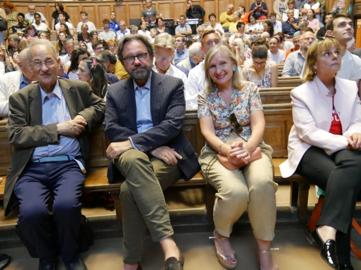 Pierre Brunel, Frédéric Lefebvre, Francine Girond et Françoise Béziat