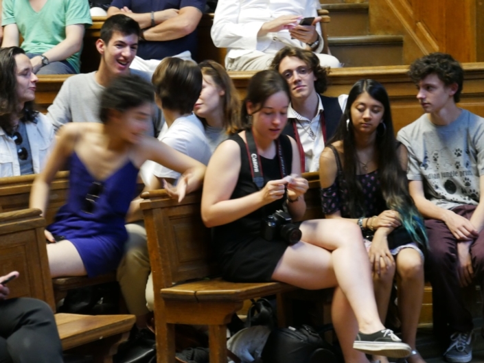 Echanges entre lauréats 2019 et membres du Jury