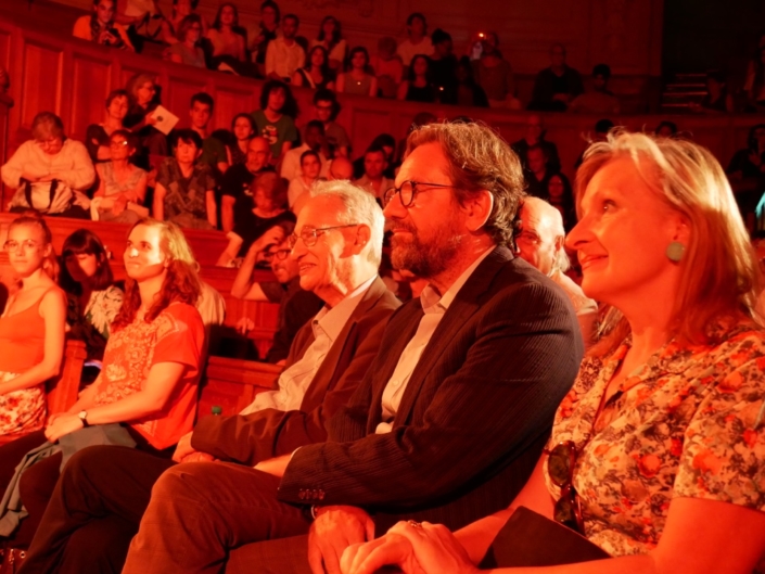 Pierre Brunel, Président d'honneur, Frédéric Lefebvre, ancien ministre et co-fondateur d'Agir et Francine Girond