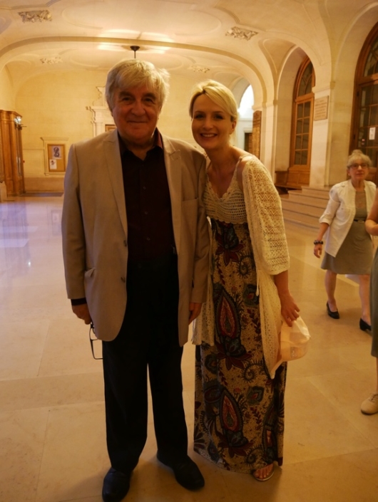 Jean-Marc Muller et Lison Mezzina, membre du Pré-jury