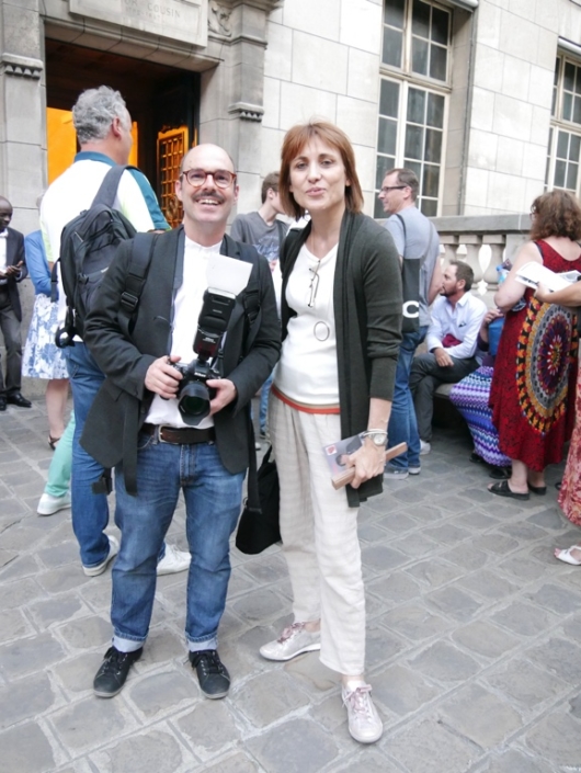 Le photographe Christian Baron et la Présidente du Jury 2017 Laurence Bouvet