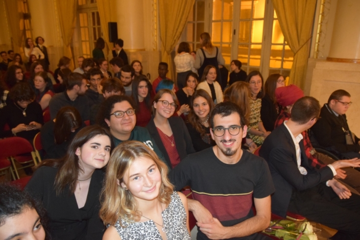 le quatuor Bleuenn, Lynn, Aliénor et Lou, le duo Ilayda et Corentin