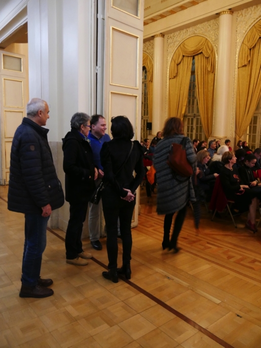 Matthias Vincenot accueille les personnalités