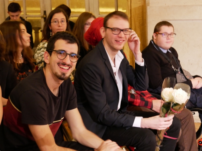 Corentin Dufourg, Maëlan Le Bourdonnec et Nicolas Golliot