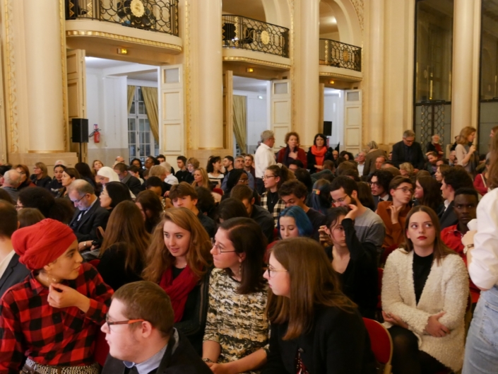 Samedi 23 novembre 2019 à la Mairie du 5ème, côté lauréats
