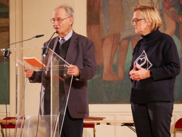 Pierre Brunel et Florence Berthout