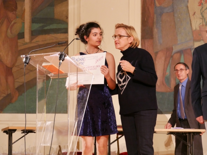 Selma Bendada et Florence Berthout, Maire du 5ème, Conseillère régionale d’Île de France, Présidente du FRAC, membre du CH