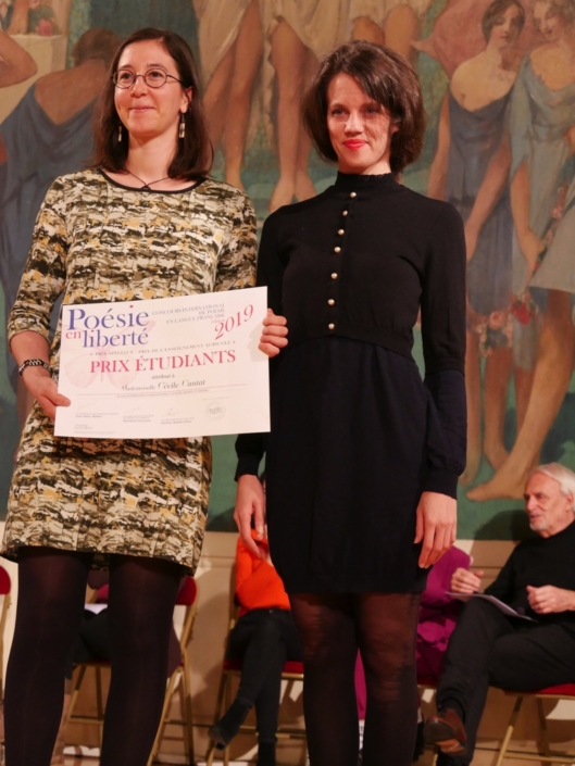 Cécile Cantat et Alexandra Oppo, comédienne