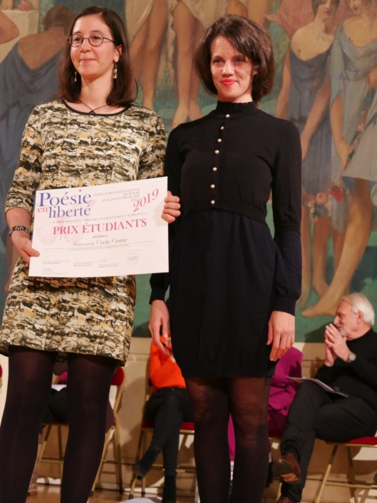 Cécile Cantat et Alexandra Oppo, comédienne