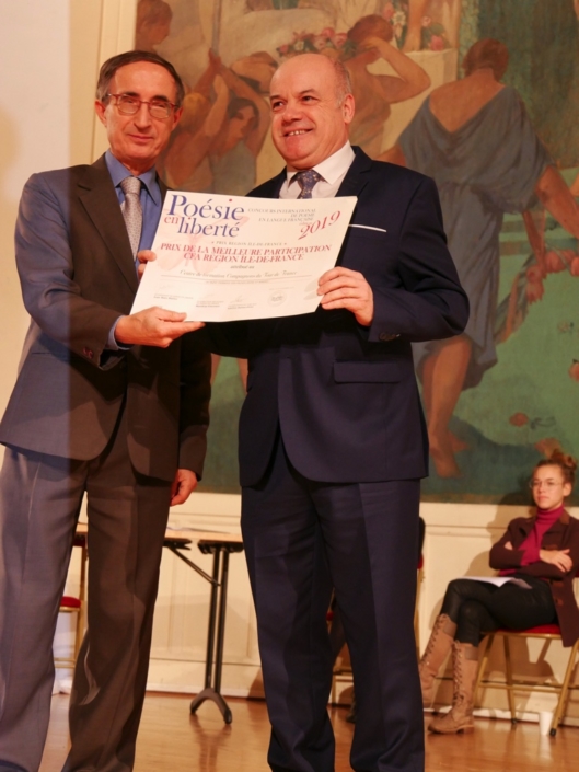 Gilles Tabard, Président délégué et Auguste Nogueira, Directeur adjoint des Compagnons du