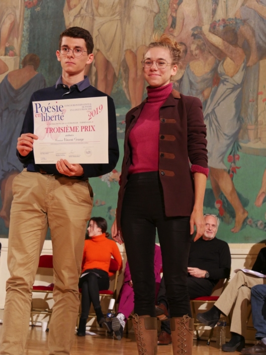 Vincent Grange et Margot Lourdet, comédienne