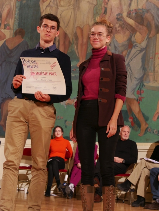 Vincent Grange et Margot Lourdet, comédienne