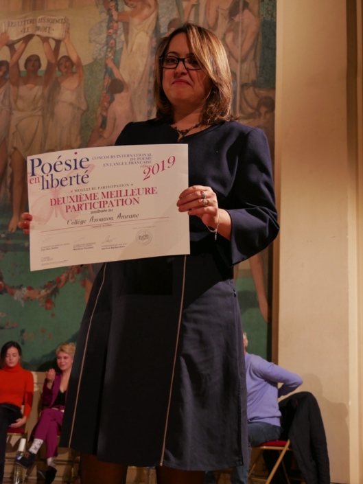 Lynda Aït Bachir, Déléguée générale, pour la Meilleure participation du Maghreb