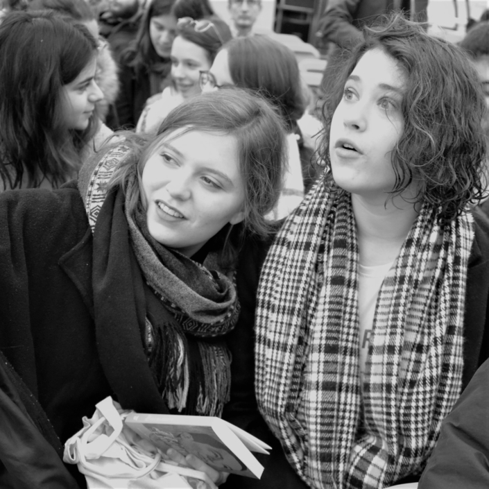 Les jurées Pauline Belshi et Marine Laffort
