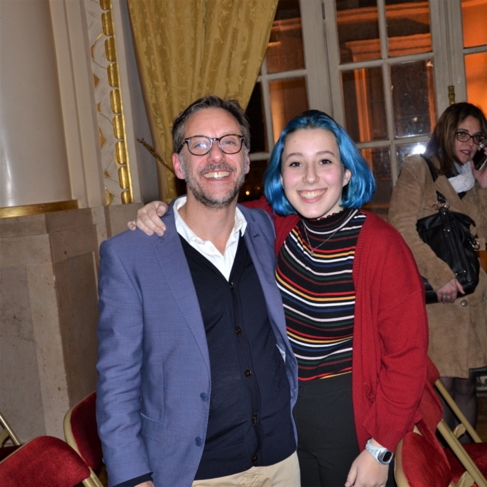 Arnold Kristof et sa fille Emanuelle