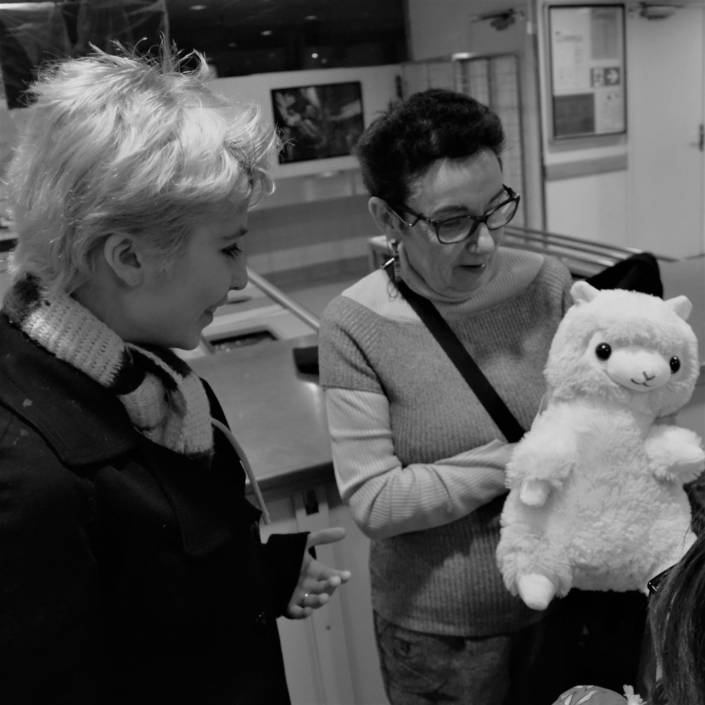 Léa Furic, Nicole Simonet et Robert