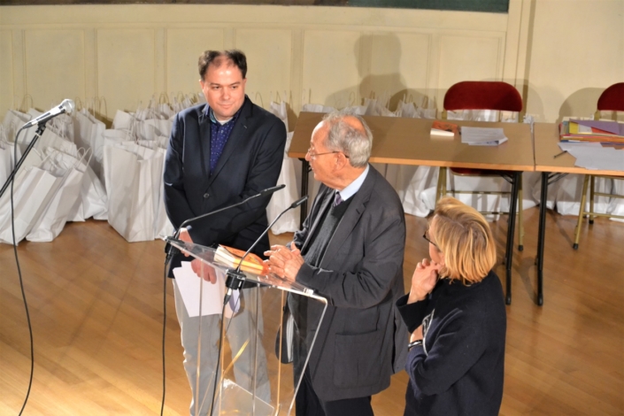 Matthias Vincenot, Pierre Brunel et Florence Berthout