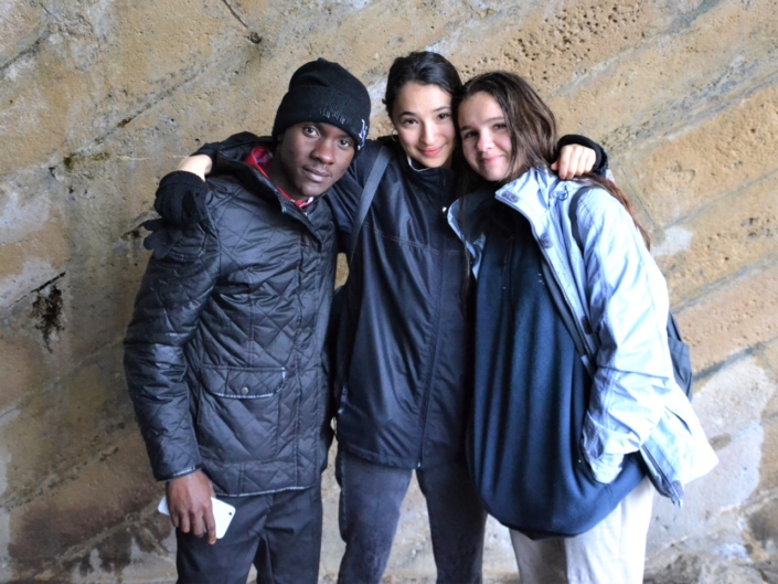 Niklovens Fransaint d'Haïti, Maya Berman et Adèle Gosset du Canada