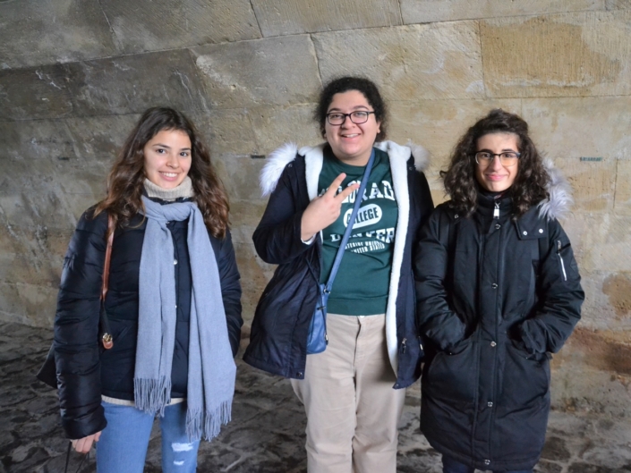 Lou Vicente d'Espagne, Lynn Touma, du Liban et Eline Convert de France