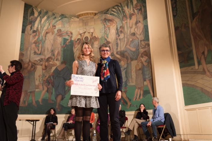 Ilayda Hasipoğlu et Laurence Dumont , Députée du Calvados, membre du Bureau de l’Assemblée Nationale, membre de l’UIP vice-Présidente du groupe du groupe d'amitié France-Turquie de l’Assemblée Nationale, membre du CH