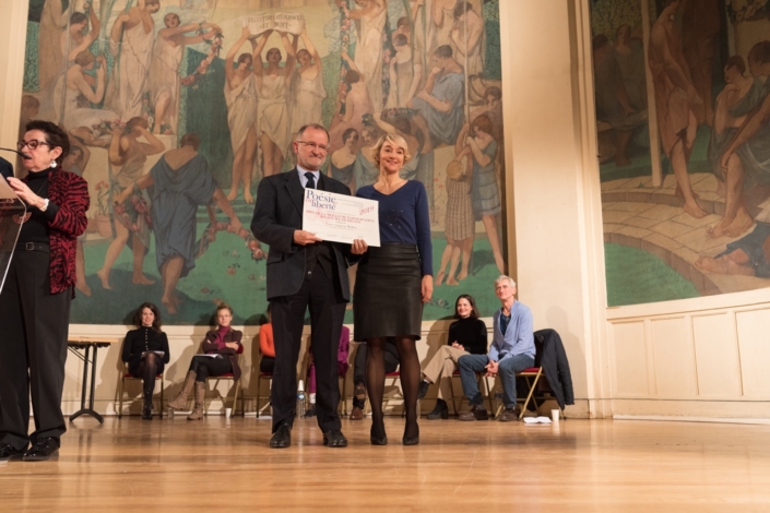 Bernard Martial, professeur et Ann-Katrin Jego, Conseillère de Paris, conseillère municipale du 16ème arrondissement, membre du CH