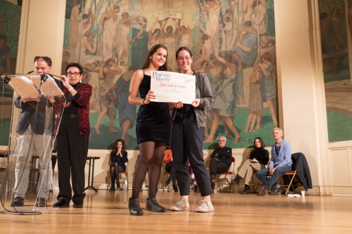 Adèle Gosset et Lisa Argento, membre du Comité de lecture et ancienne Jurée