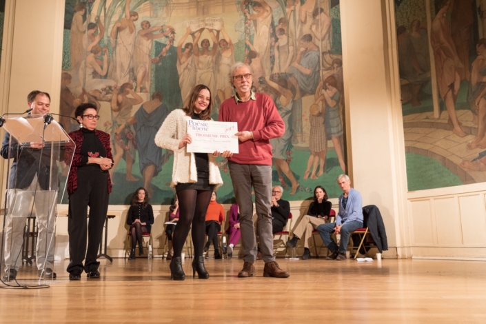 Chrysoula Marinou-Stamatelou et Pierre Kobel des Editions Bruno Doucey