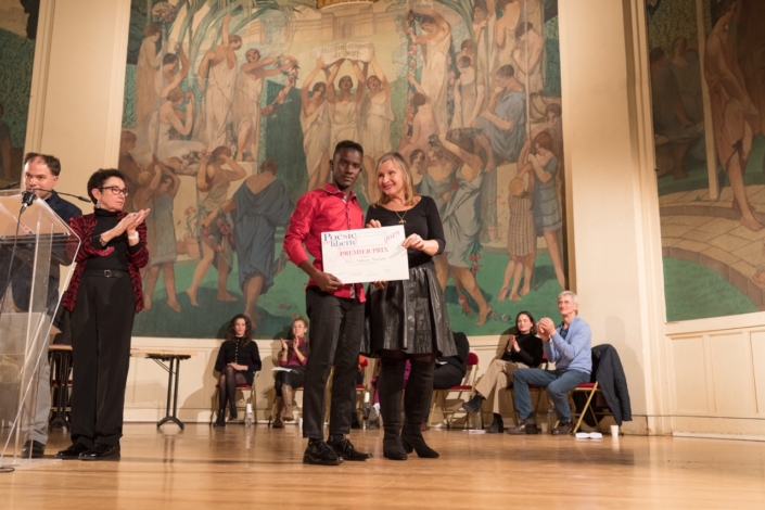 Niklovens Fransaint et Francine Girond, éditrice et Membre du CH