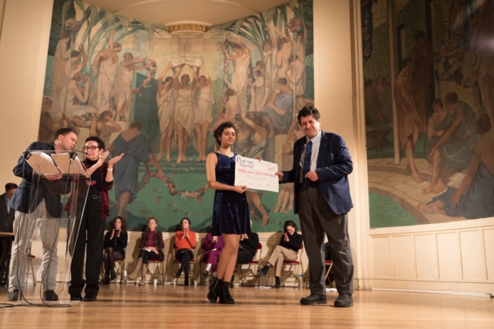 Selma Bendada et Charles-Jacques Martinetti, chargé d'études «Histoire et Mémoire» au sein du bureau des actions éducatives, culturelles du ministère de l’éducation nationale et de la jeunesse