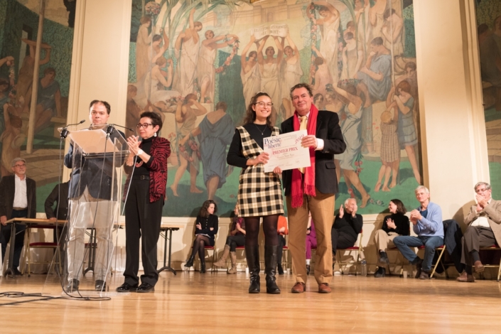 Jeanne Roux et Jean-Marc Ferry, Professeur à l’Université de Nantes, membre du Comité d’Honneur