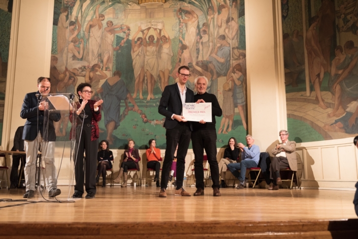 Maëlan Le Bourdonnec et Didier Flamand, comédien