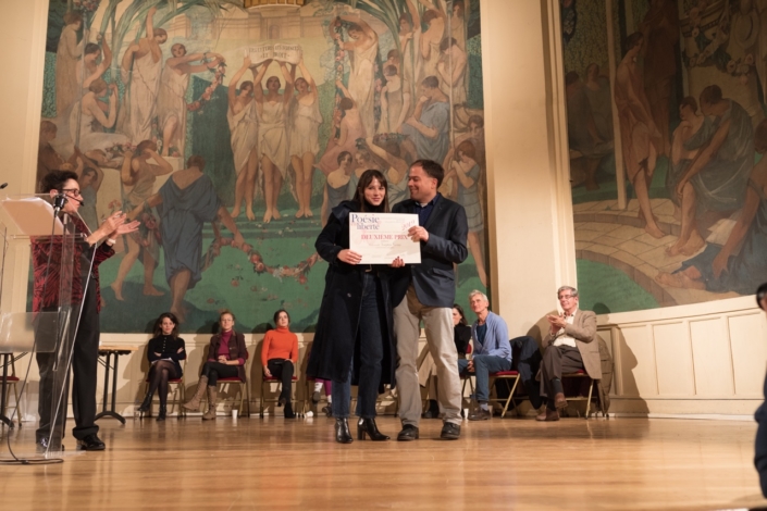Joséphine Vernay et Matthias Vincenot, poète, directeur artistique