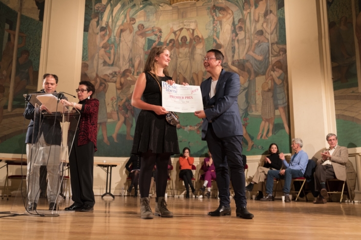 Claire Jehl et Guy Kuan, Directeur financier de Poésie en liberté