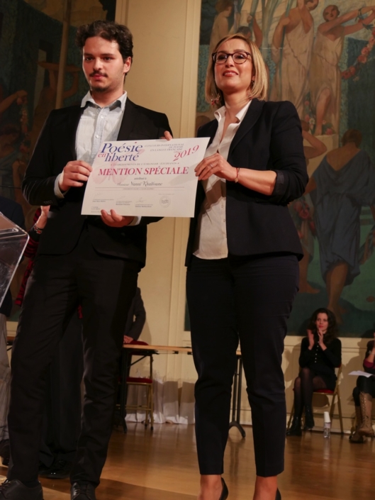 Yanni Khalfoune et Louisa Nadour, poète, ambassadrice du Moyen Orient